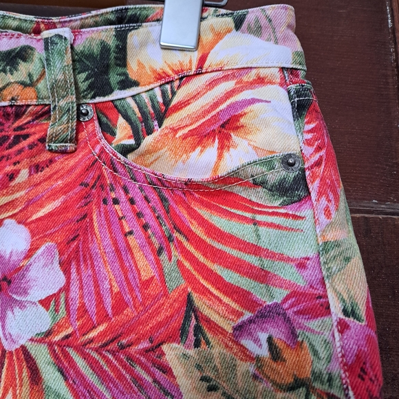 Denim & Supply Ralph Lauren Tropical Floral Skinny Jeans | Size 28 - Picture 6 of 12